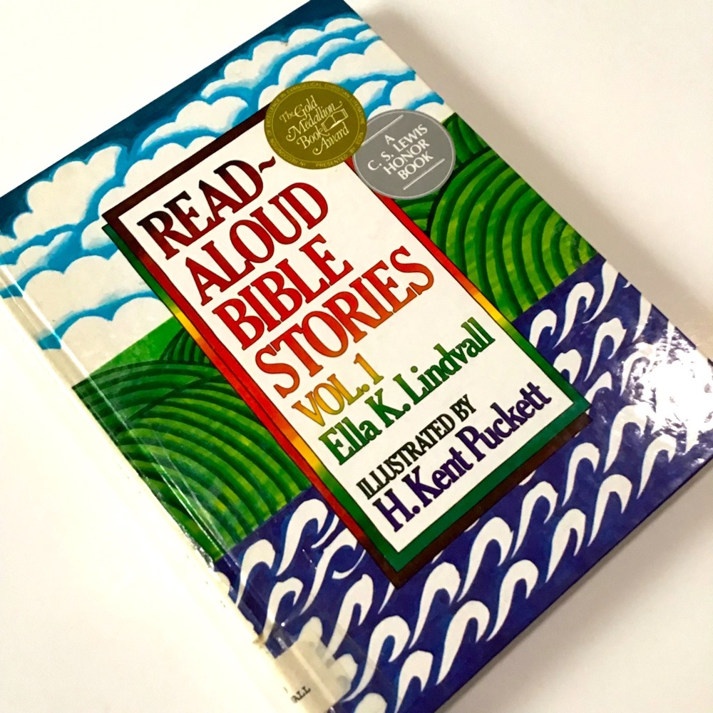 Read-Aloud Bible Stories Vol. 1 Ella K. Lindvall 9780802471635 Illustrated 80s